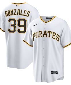 Nick Gonzales Pittsburgh Pirates Nike Home Replica Jersey - White