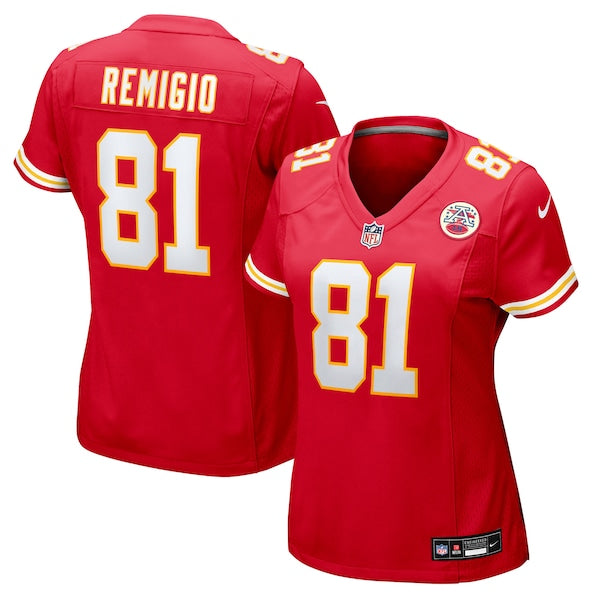 Nikko Remigio Kansas City Chiefs Nike Women's Team Game Jersey - Red