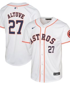 Jose Altuve Houston Astros Nike Youth Home Limited Player Jersey - White