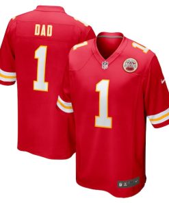 Number 1 Dad Kansas City Chiefs Nike Game Jersey - Red