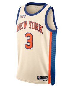 Alternative view of Josh Hart New York Knicks Nike Unisex 2025/26 Swingman Jersey - Cream - City Edition