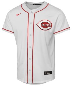Alternative view of Cincinnati Reds Nike Youth Home Replica Jersey - White