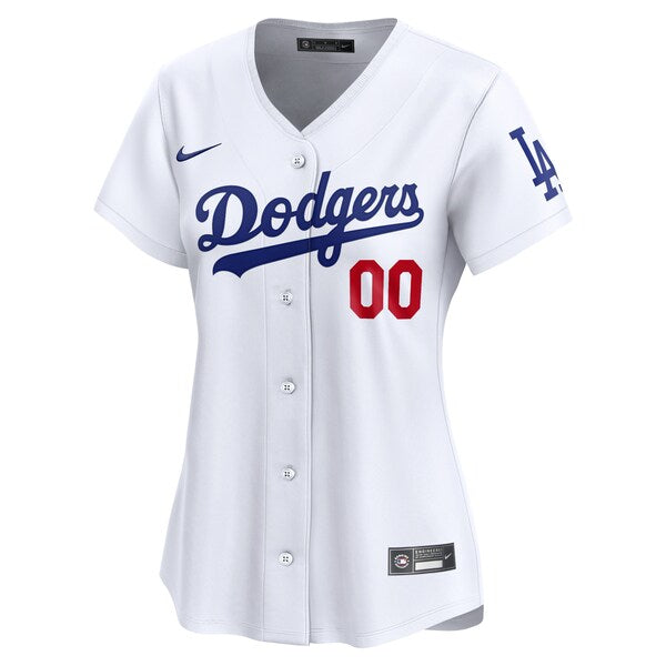 Los Angeles Dodgers Nike Women's Home Limited Custom Jersey - White - Image 2