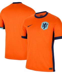Netherlands National Team Nike 2024 Home Replica Blank Jersey - Orange