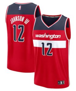Tre Johnson III Washington Wizards  Youth 2025 NBA Draft First Round Pick Fast Break Replica Jersey - Icon Edition - Red