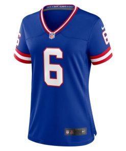 Alternative view of Jaxson Dart New York Giants Nike Women's Alternate 2 Classic Game Jersey -  Royal