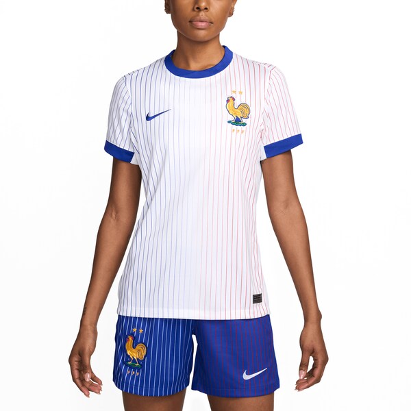 France National Team Nike Women's 2024 Away Replica Blank Jersey - White - Image 5