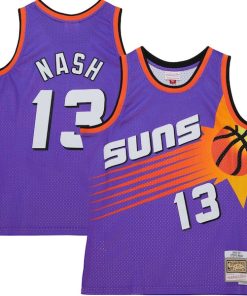 Steve Nash Phoenix Suns Hardwood Classics 1996/97 Tropical Swingman Jersey - Purple