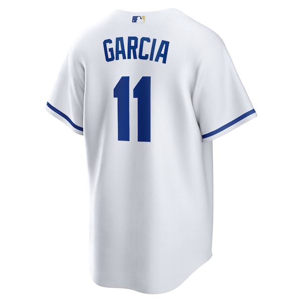 Maikel Garcia Kansas City Royals Nike Home Replica Jersey - White - Image 3