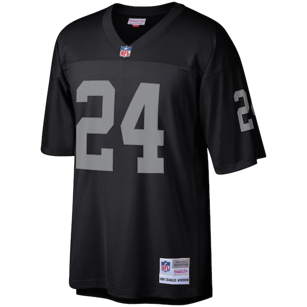 Charles Woodson Las Vegas Raiders Legacy Replica Jersey - Black - Image 2