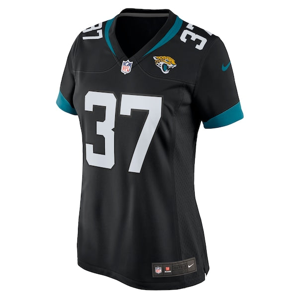 Tre Herndon Jacksonville Jaguars Nike Women's Game Jersey - Black/Teal - Image 6