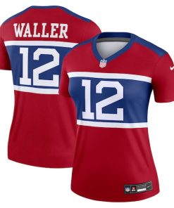 Darren Waller New York Giants Nike Women's Alternate Legend Player Performance Top -  Red