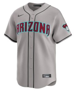 Alternative view of Corbin Carroll Arizona Diamondbacks Nike Alternate Limited Player Jersey - Gray
