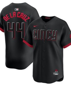 Elly De La Cruz Cincinnati Reds Nike City Connect Limited Jersey - Black