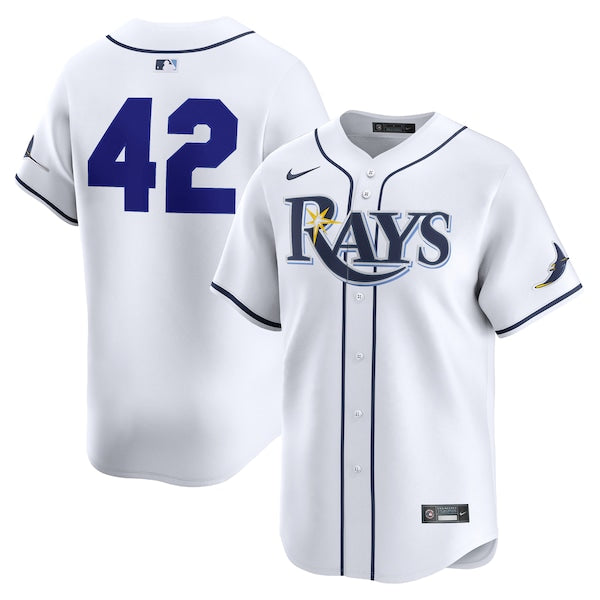 Tampa Bay Rays Nike Home 2025 Jackie Robinson Day Limited Jersey?ยจC White