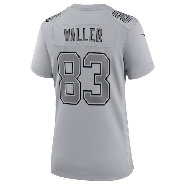 Darren Waller Las Vegas Raiders Nike Women's Atmosphere Fashion Game Jersey - Gray - Image 3