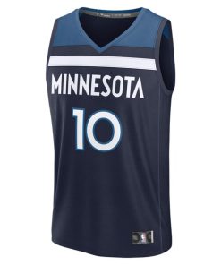 Alternative view of Mike Conley Minnesota Timberwolves  Fast Break Replica Player Jersey - Icon Edition - Navy