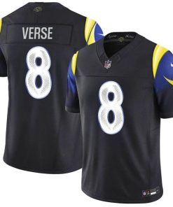 Jared Verse Los Angeles Rams Nike 2025 RIVALRIES Vapor Limited Jersey - Navy