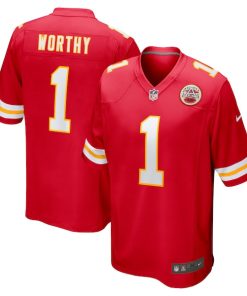 Xavier Worthy Kansas City Chiefs Nike 2024 NFL Draft First Round Pick Player Youth Game Jersey - Red