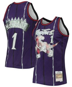 Tracy McGrady Toronto Raptors 1998/99 Hardwood Classics NBA 75th Anniversary Diamond Swingman Jersey - Purple