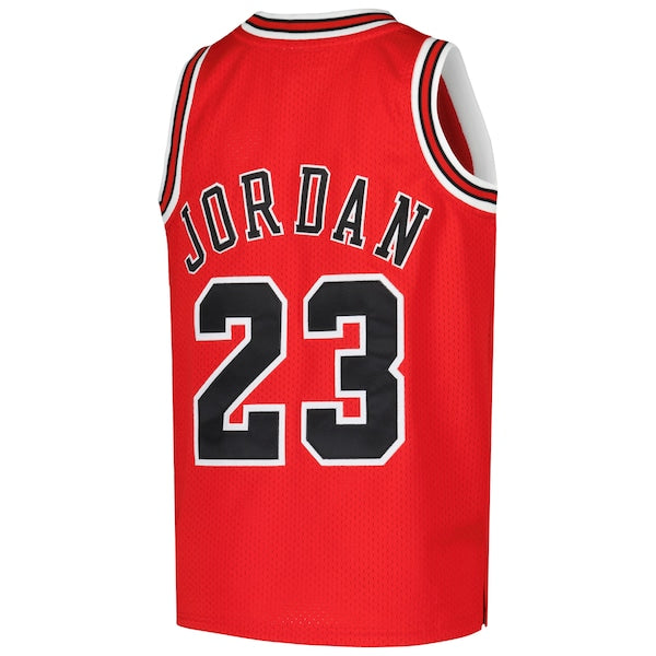Michael Jordan Chicago Bulls Youth Hardwood Classics 1997/98 Authentic Jersey - Red - Image 3