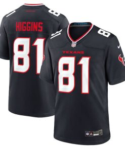 Jayden Higgins Houston Texans Nike Game Jersey - Navy