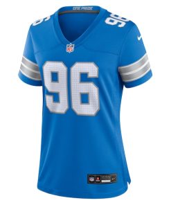 Alternative view of Kyle Peko Detroit Lions Nike Women's Game Jersey -  Blue