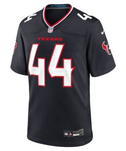 Alternative view of British Brooks Houston Texans Nike Team Game Jersey -  Navy