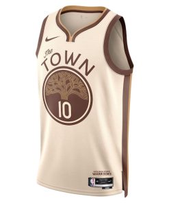 Alternative view of Jimmy Butler III Golden State Warriors Nike Unisex 2025/26 Swingman Jersey - Tan - City Edition