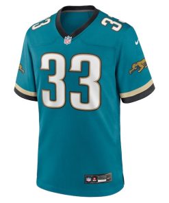 Alternative view of Devin Lloyd Jacksonville Jaguars Nike Prowler Throwback Player Game Jersey - Teal