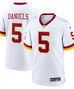 Jayden Daniels Washington Commanders Nike Game Super Bowl Era Jersey - White