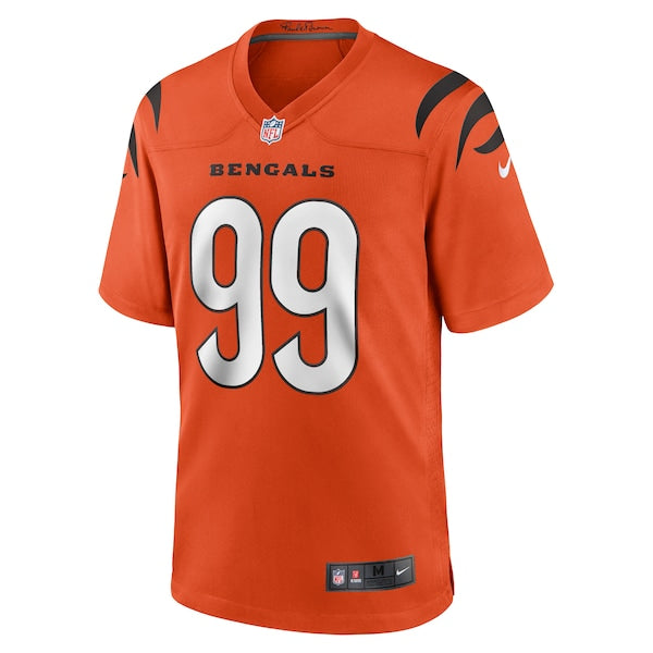 Myles Murphy Cincinnati Bengals Nike Team Game Jersey - Orange/White - Image 3
