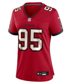 Alternative view of Elijah Roberts Tampa Bay Buccaneers Nike Women's Team Game Jersey -  Red