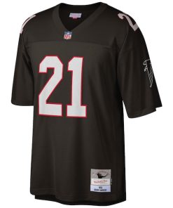 Alternative view of Deion Sanders Atlanta Falcons Big & Tall 1992 Retired Player Replica Jersey - Black