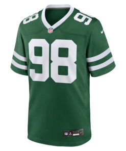 Alternative view of Mazi Smith New York Jets Nike Team  Game Jersey - Legacy Green