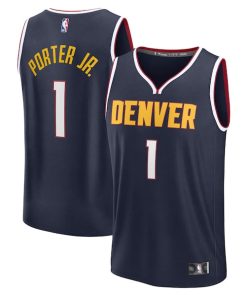 Michael Porter Jr. Denver Nuggets  Fast Break Replica Player Jersey - Icon Edition - Navy/Blue