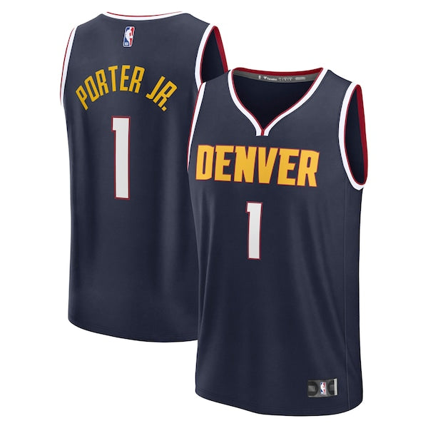 Michael Porter Jr. Denver Nuggets Fast Break Replica Player Jersey - Icon Edition - Navy/Blue