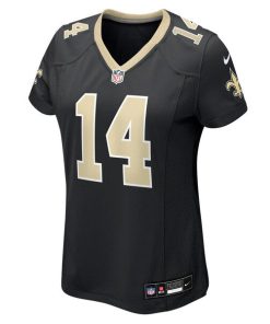 Alternative view of Devaughn Vele New Orleans Saints Nike Women's Team Game Jersey -  Black