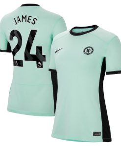 Reece James Chelsea Nike Women's 2023/24 Third Stadium Replica Player Jersey - Mint