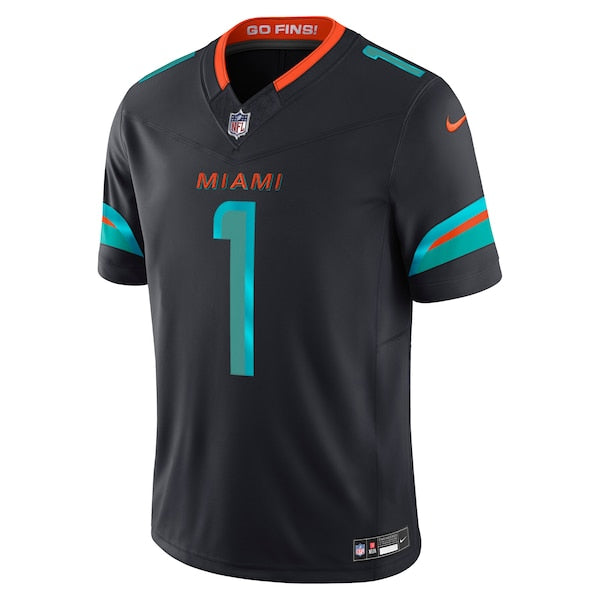 Tua Tagovailoa Miami Dolphins Nike 2025 Rivalries Collection Limited Jersey - Pitch Blue - Image 2