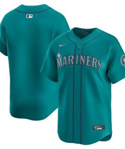 Seattle Mariners Nike  Alternate Limited Jersey?¨C Aqua