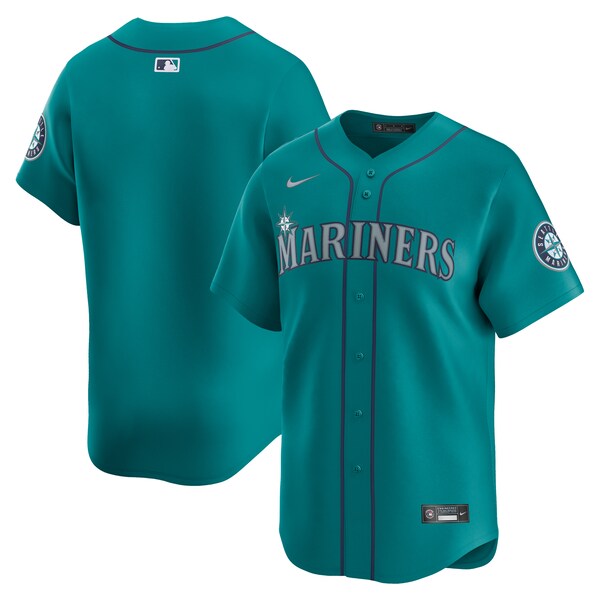 Seattle Mariners Nike Alternate Limited Jersey?ยจC Aqua