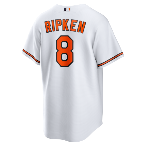 Cal Ripken Jr. Baltimore Orioles Nike Home Retired Player Replica Jersey - White - Image 3