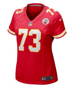 Alternative view of Nick Allegretti Kansas City Chiefs Nike Women's Game Jersey - Red