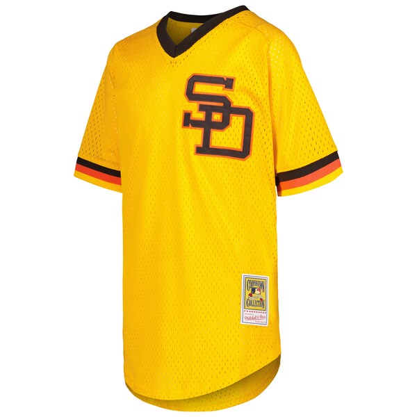 Dave Winfield San Diego Padres Youth Cooperstown Collection?Mesh Batting Practice Jersey - Gold - Image 2
