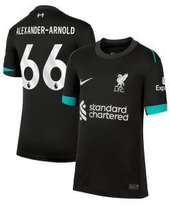 Trent Alexander-Arnold Liverpool Nike Youth 2024/25 Away Replica Jersey - Forest Green