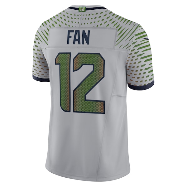 12s Seattle Seahawks Nike 2025 Rivalries Collection Limited Jersey - Wolf Gray - Image 3