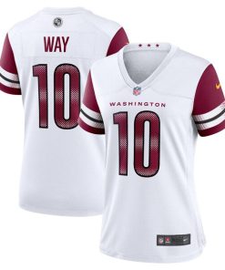 Tress Way Washington Commanders Nike Women's Game Jersey -  White
