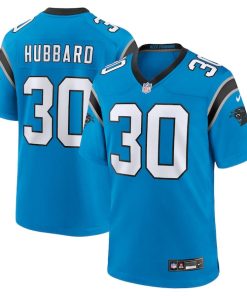 Chuba Hubbard Carolina Panthers Nike Alternate Game Jersey -  Blue/Black