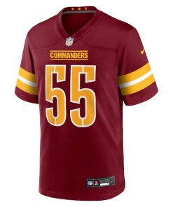 Alternative view of Jacob Martin Washington Commanders Nike Team Game Jersey -  Burgundy